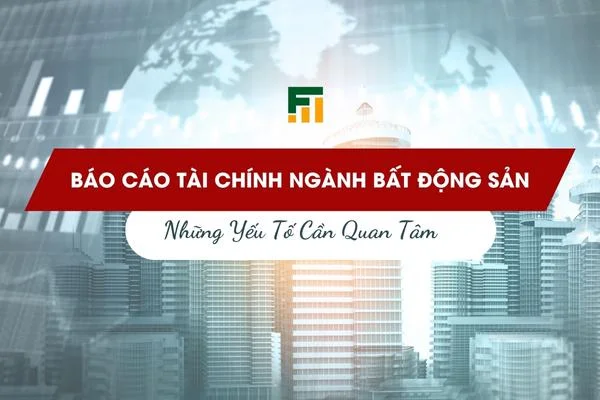 Báo Cáo Tài Chính Ngành Bất Động Sản: Những Yếu Tố Cần Quan Tâm